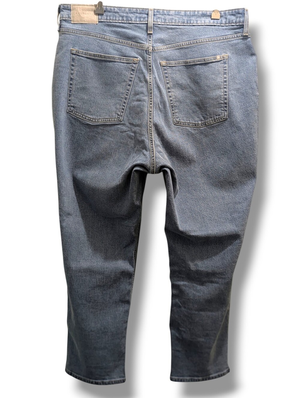 Everlane *NWOT The Curvy Cheeky Jean High-Rise Straight-Leg Medium Blue- 35/20 - Picture 7 of 16